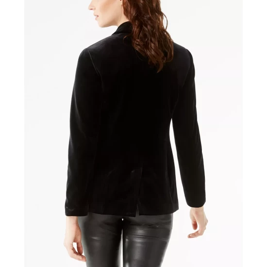 Budget ๐ INC International Concepts Petite Velvet Blazer, Created For Macy's Deep Black ๐ฏ 5 Budget ๐ INC International Concepts Petite Velvet Blazer, Created For Macy's Deep Black ๐ฏ - Image 3