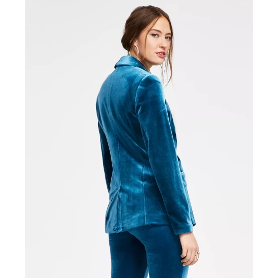 Budget ๐ INC International Concepts Petite Velvet Blazer, Created For Macy's Deep Black ๐ฏ 7 Budget ๐ INC International Concepts Petite Velvet Blazer, Created For Macy's Deep Black ๐ฏ - Image 5