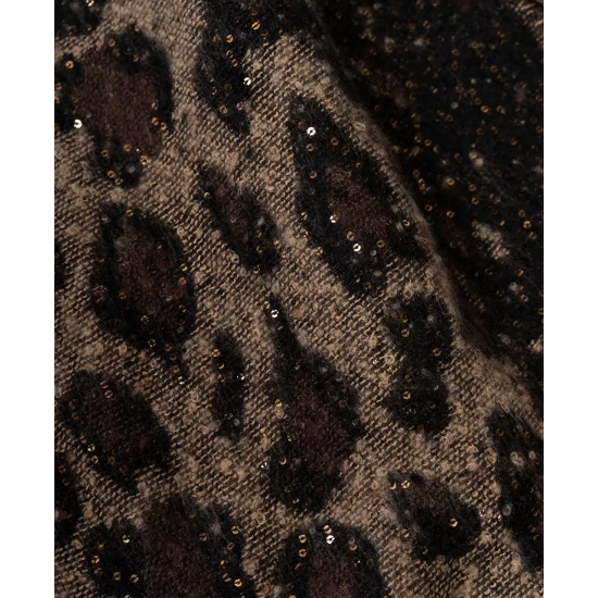 Hot Sale 😉 INC International Concepts I.N.C. International Concepts® Animal-Print Sequined Fringe Wrap, Created For Macy's Black 👏 6 Hot Sale 😉 INC International Concepts I.N.C. International Concepts® Animal-Print Sequined Fringe Wrap, Created For Macy's Black 👏 - Image 4