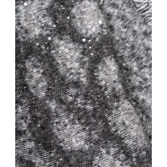 Hot Sale 😉 INC International Concepts I.N.C. International Concepts® Animal-Print Sequined Fringe Wrap, Created For Macy's Black 👏 7 Hot Sale 😉 INC International Concepts I.N.C. International Concepts® Animal-Print Sequined Fringe Wrap, Created For Macy's Black 👏 - Image 5