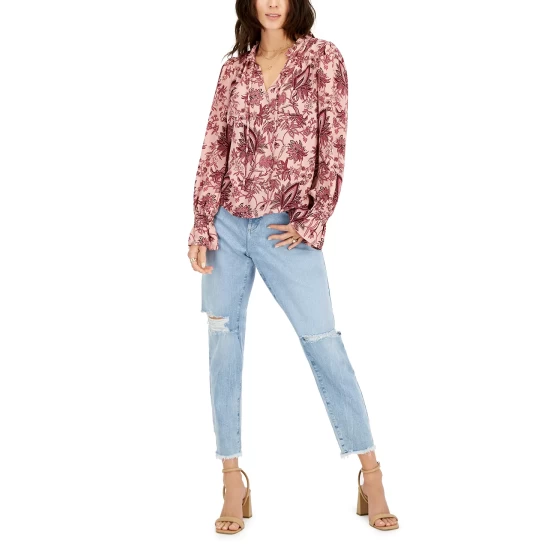 Best deal ๐ INC International Concepts ๐ฉ Women's Floral-Print Tie-Neck Blouse, Created For Macy's Giselle Garden โ 6 Best deal ๐ INC International Concepts ๐ฉ Women's Floral-Print Tie-Neck Blouse, Created For Macy's Giselle Garden โ - Image 4