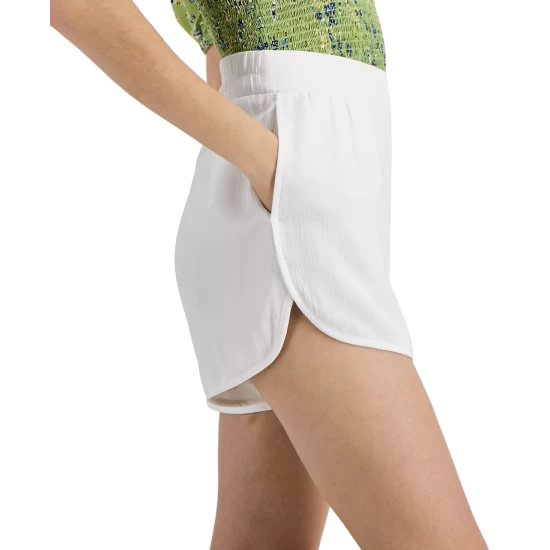 Budget ๐ฏ INC International Concepts Pull-On Gauze Shorts, Created For Macy's Bright White ๐ 6 Budget ๐ฏ INC International Concepts Pull-On Gauze Shorts, Created For Macy's Bright White ๐ - Image 4