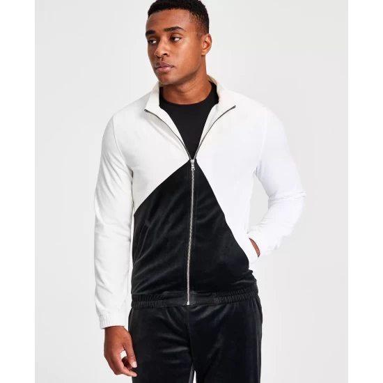 Top 10 ๐ INC International Concepts Men's Regular-Fit Pieced Colorblocked Velour Jacket, Created For Macy's Basic Navy โ 6 Top 10 ๐ INC International Concepts Men's Regular-Fit Pieced Colorblocked Velour Jacket, Created For Macy's Basic Navy โ - Image 4
