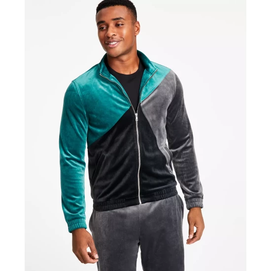 Top 10 ๐ INC International Concepts Men's Regular-Fit Pieced Colorblocked Velour Jacket, Created For Macy's Basic Navy โ 7 Top 10 ๐ INC International Concepts Men's Regular-Fit Pieced Colorblocked Velour Jacket, Created For Macy's Basic Navy โ - Image 5