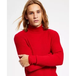 Promo 👍 INC International Concepts Men's Ascher Rollneck Sweater, Created For Macy's White Pure 😉 -Inc International Sales unnamed file 770