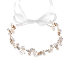 Flash Sale ⭐ INC International Concepts Gold-Tone Crystal & Imitation Pearl Wrap Headband, Created For Macy's 🛒 -Inc International Sales unnamed file 774