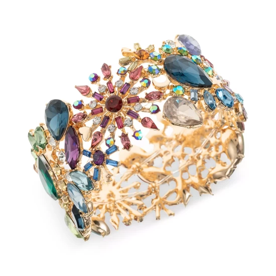Best Pirce ⌛ INC International Concepts Gold-Tone Multicolor Crystal & Stone Stretch Bracelet, Created For Macy's 👏 4 Best Pirce ⌛ INC International Concepts Gold-Tone Multicolor Crystal & Stone Stretch Bracelet, Created For Macy's 👏 - Image 2