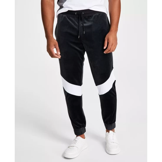 Top 10 🛒 INC International Concepts Men's Regular-Fit Pieced Colorblocked Velour Joggers, Created For Macy's Deep Black 🔔 10 Top 10 🛒 INC International Concepts Men's Regular-Fit Pieced Colorblocked Velour Joggers, Created For Macy's Deep Black 🔔 - Image 8