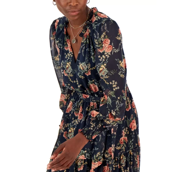 Best reviews of 🎉 INC International Concepts INC Chiffon Printed Blouson-Sleeve Fit & Flare 👗 Dress, Created For Macy's Tidal Combo ✨ 7 Best reviews of 🎉 INC International Concepts INC Chiffon Printed Blouson-Sleeve Fit & Flare 👗 Dress, Created For Macy's Tidal Combo ✨ - Image 5