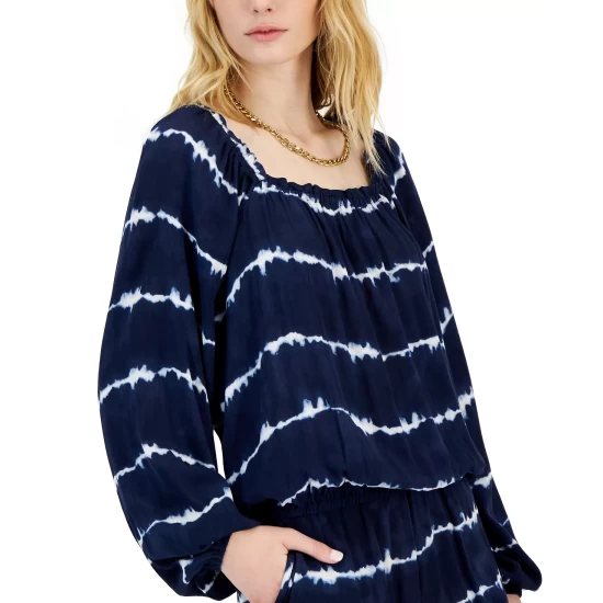 Flash Sale 🔔 INC International Concepts Plus Size Metallic Clip-Dot Tiered 👗 Dress, Created For Macy's Deep Black 🥰 6 Flash Sale 🔔 INC International Concepts Plus Size Metallic Clip-Dot Tiered 👗 Dress, Created For Macy's Deep Black 🥰 - Image 4