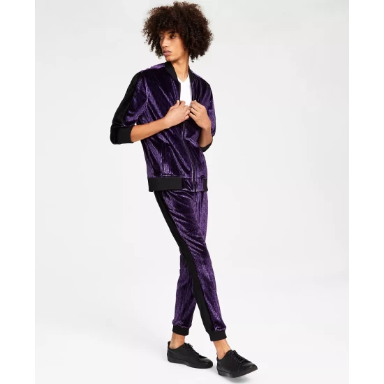 Best reviews of 👏 INC International Concepts Men's Gemini Classic-Fit Geometric Full-Zip Velour Tracksuit Jacket, Created For Macy's Deep Purple 💯 6 Best reviews of 👏 INC International Concepts Men's Gemini Classic-Fit Geometric Full-Zip Velour Tracksuit Jacket, Created For Macy's Deep Purple 💯 - Image 4