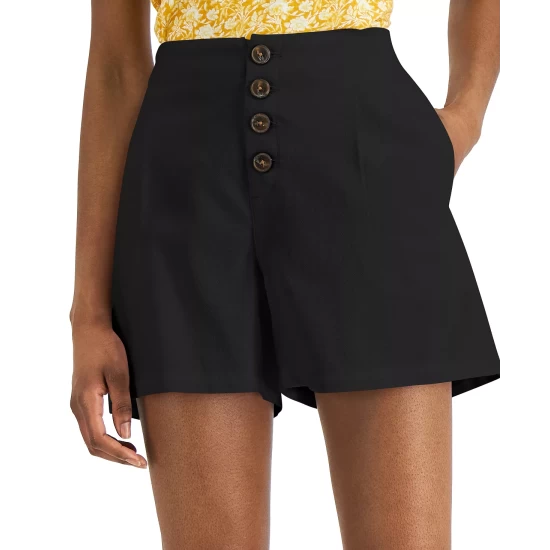 Budget ๐ฅ INC International Concepts ๐ฉ Women's High Rise Button Fly Shorts, Created For Macy's Bright White ๐ 6 Budget ๐ฅ INC International Concepts ๐ฉ Women's High Rise Button Fly Shorts, Created For Macy's Bright White ๐ - Image 4