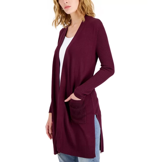 Promo ⭐ INC International Concepts 👩 Women's Faux-Wrap Velour 👗 Dress, Created For Macy's Black 👏 4 Promo ⭐ INC International Concepts 👩 Women's Faux-Wrap Velour 👗 Dress, Created For Macy's Black 👏 - Image 2