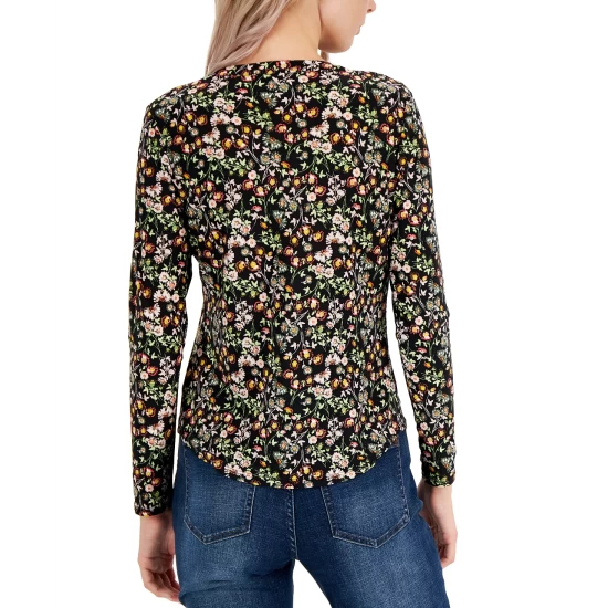 Best Pirce โ๏ธ INC International Concepts Petite Printed Zip-Pocket Top, Created For Macy's Diana Ditsy ๐คฉ 8 Best Pirce โ๏ธ INC International Concepts Petite Printed Zip-Pocket Top, Created For Macy's Diana Ditsy ๐คฉ - Image 6