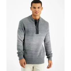 Outlet 🥰 INC International Concepts Men's Quarter-Zip Ombré Sweater, Created For Macy's Deep Black 🎉 16 Outlet 🥰 INC International Concepts Men's Quarter-Zip Ombré Sweater, Created For Macy's Deep Black 🎉 -Inc International Sales unnamed file 932