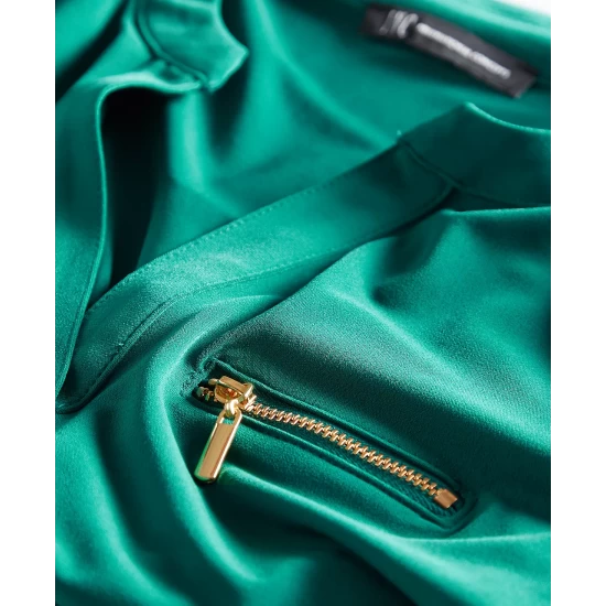 Top 10 π INC International Concepts π© Women's Zip-Pocket Blouse, Created For Macy's Forever Green π 7 Top 10 π INC International Concepts π© Women's Zip-Pocket Blouse, Created For Macy's Forever Green π - Image 5
