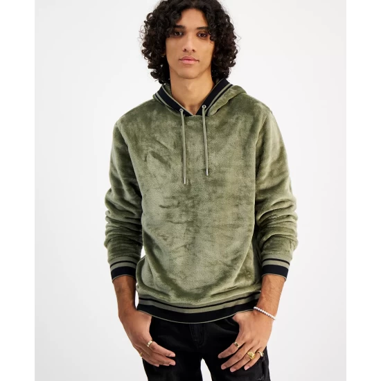 Best Pirce 🌟 INC International Concepts I.N.C. International Concepts® Men's Regular-Fit Ribbed Velour Hoodie, Created For Macy's Rain Forest 👏 11 Best Pirce 🌟 INC International Concepts I.N.C. International Concepts® Men's Regular-Fit Ribbed Velour Hoodie, Created For Macy's Rain Forest 👏 - Image 9